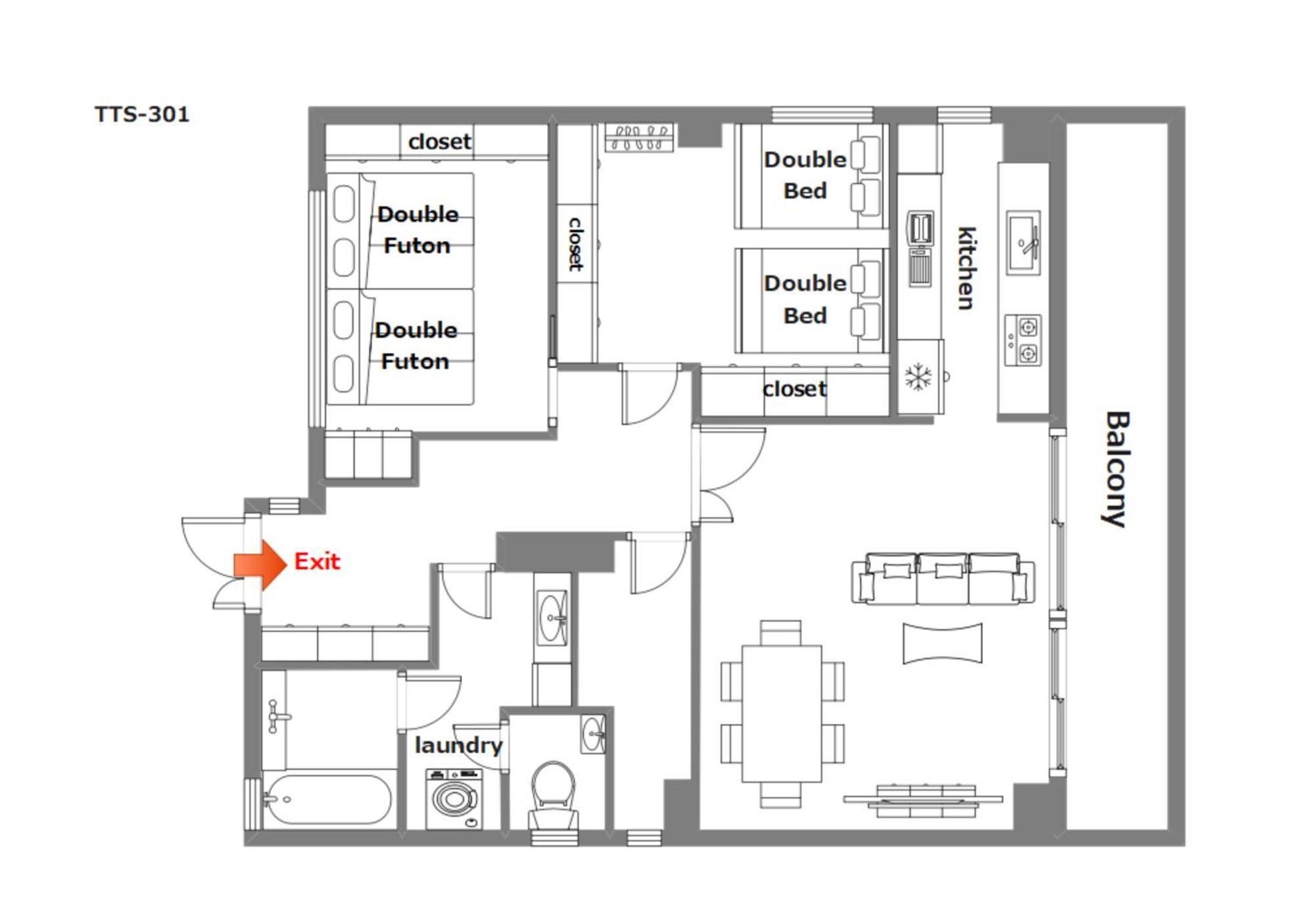 豊月荘 Toyotsuki Apartment Osaka Room photo